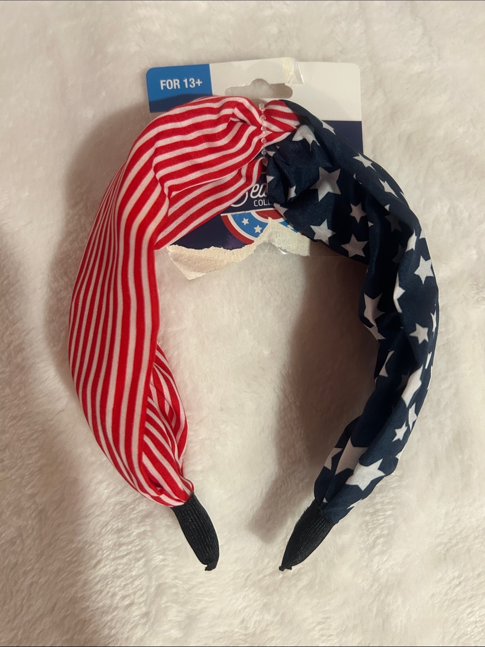 Source Unknown Red & Blue Star and Stripe Kids Headband